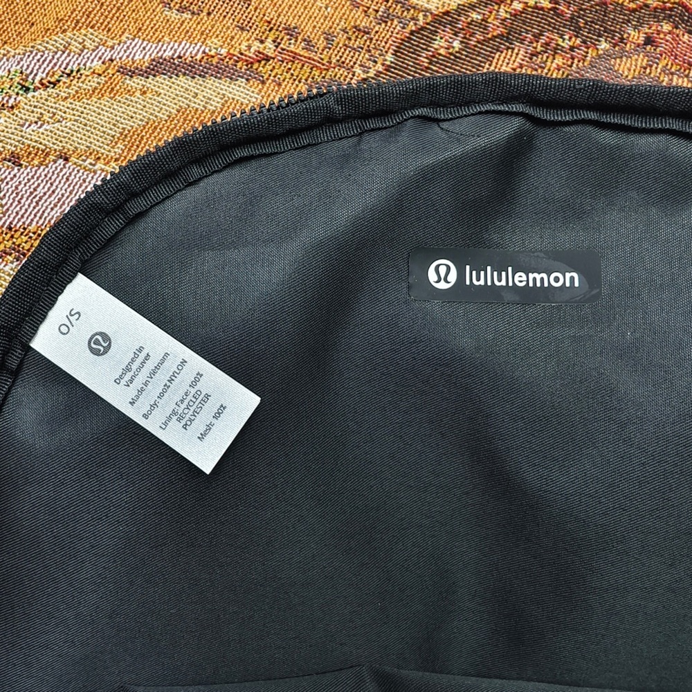Lululemon All Night Festival Bag 5L - Black Gold Hardware Travel Crossbody - Picture 7 of 7